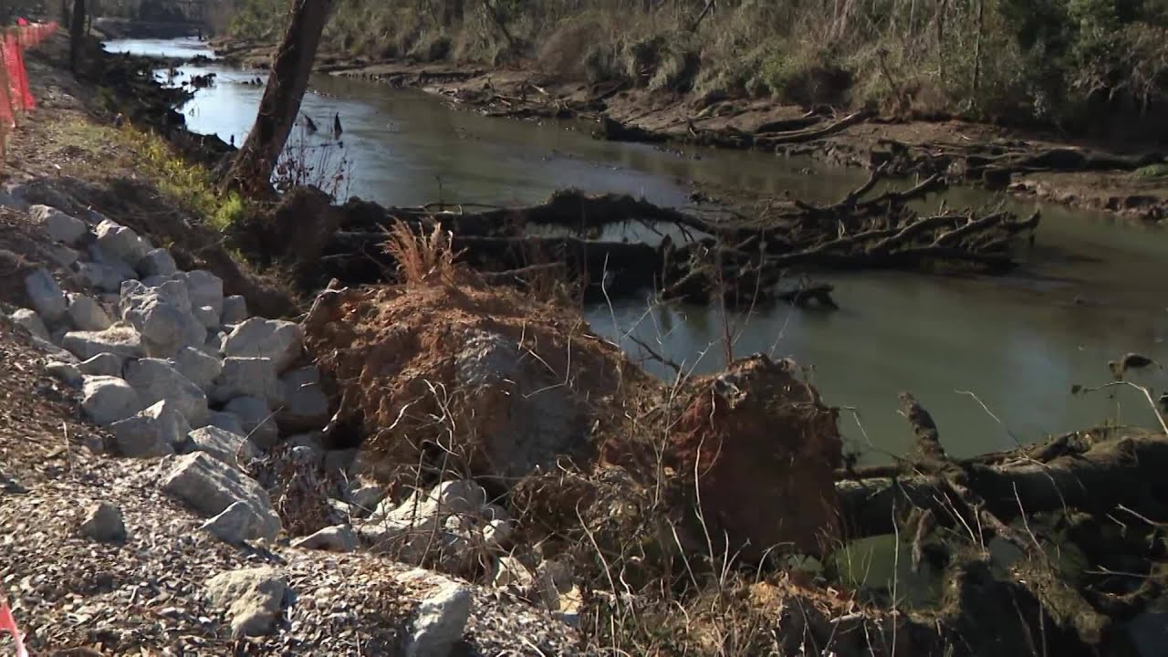 Helene damage removal continues in the Augusta Canal