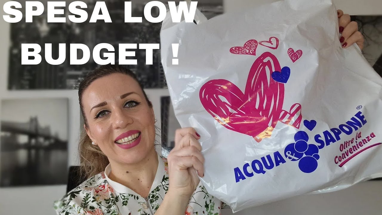SVUOTA SPESA ACQUA & SAPONE/ACQUISTI LOW BUDGET BEAUTY E CASA