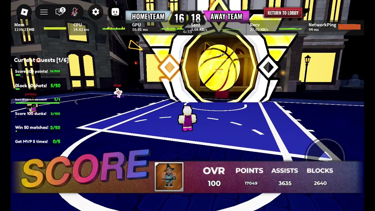 Basketball Zero Clip 20