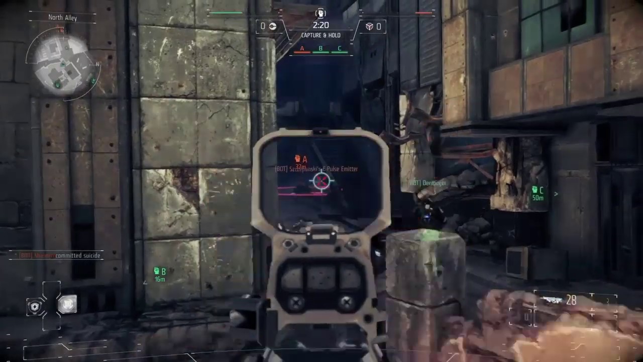 Killzone Shadow Fall Botzone Gameplay