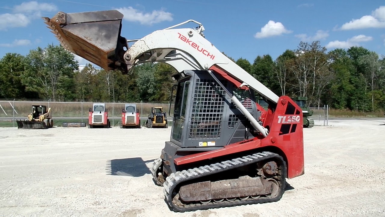 2009 Takeuchi TL250 Tracked skid steer with Cab C&C Equipment