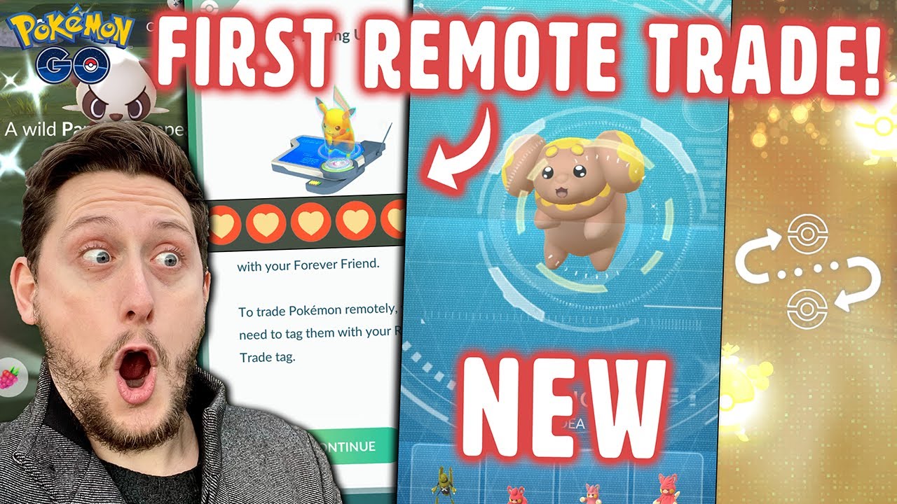 FIRST EVER *Remote Trade* With @Jeroen026PoGo SHINY FIDOUGH CAUGHT In Precious Pals | Pokemon GO