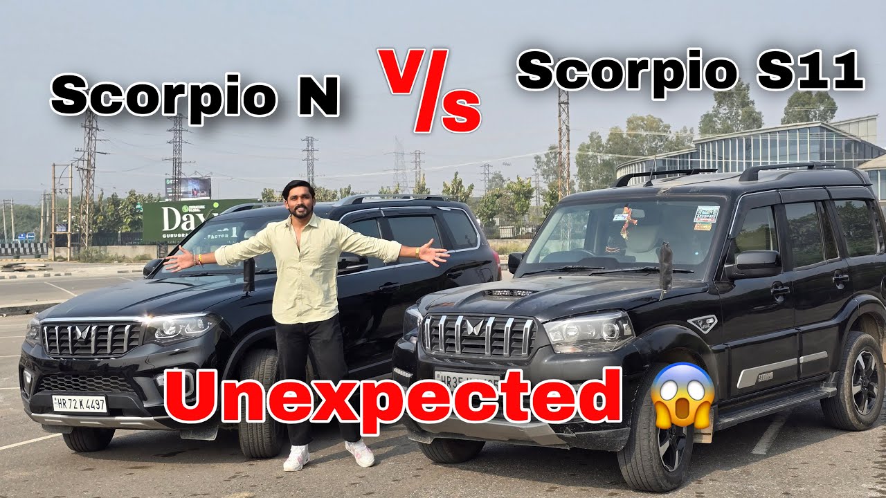 Mahindra Scorpio Classic s11 vs Scorpio N 😱 | unexpected Drag | ￼S11 Vs Scorpio N comparison