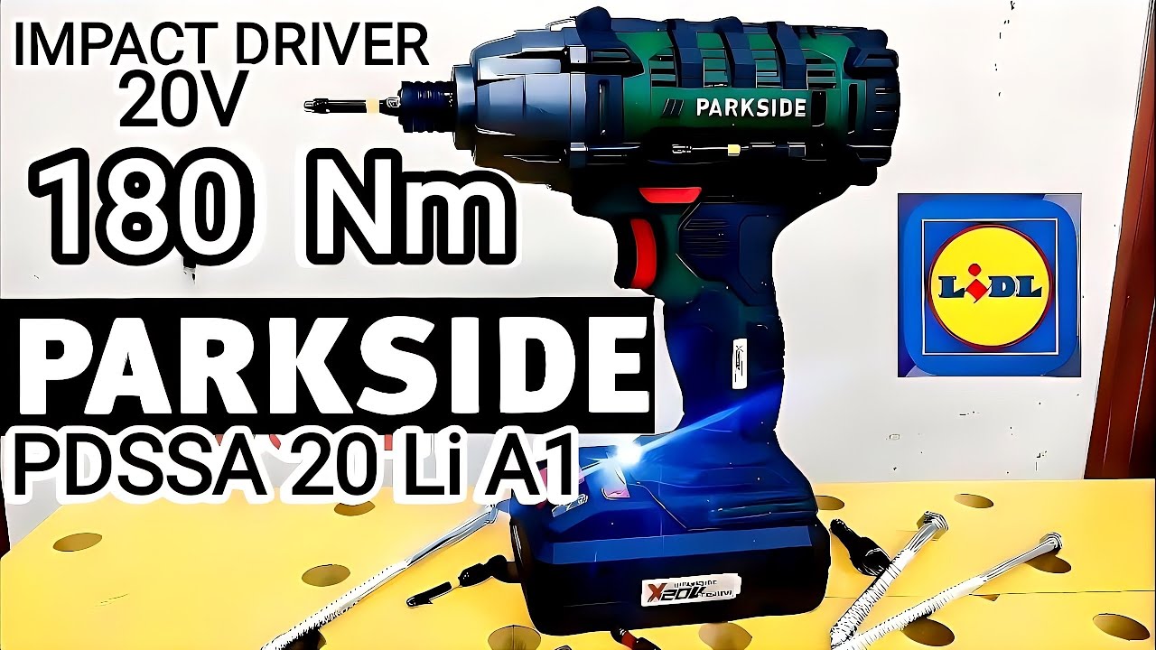 PARKSIDE PDSSA 20 Li A1- Aku udarna šrafilica -PARKSIDE IMPACT DRIVER #parkside#lidl#impactwrench