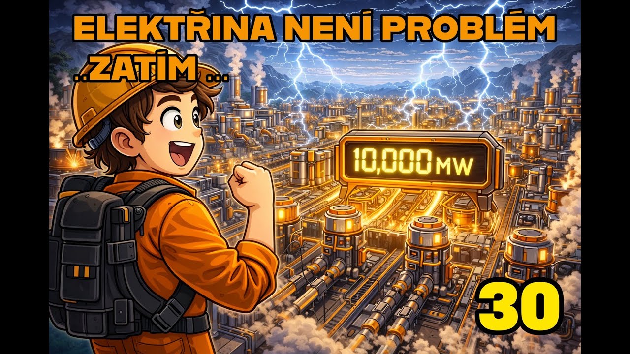 🏆 Překonal jsem 10 000 MW! Továrna jede naplno 🔥 | Satisfactory CZ/SK #30