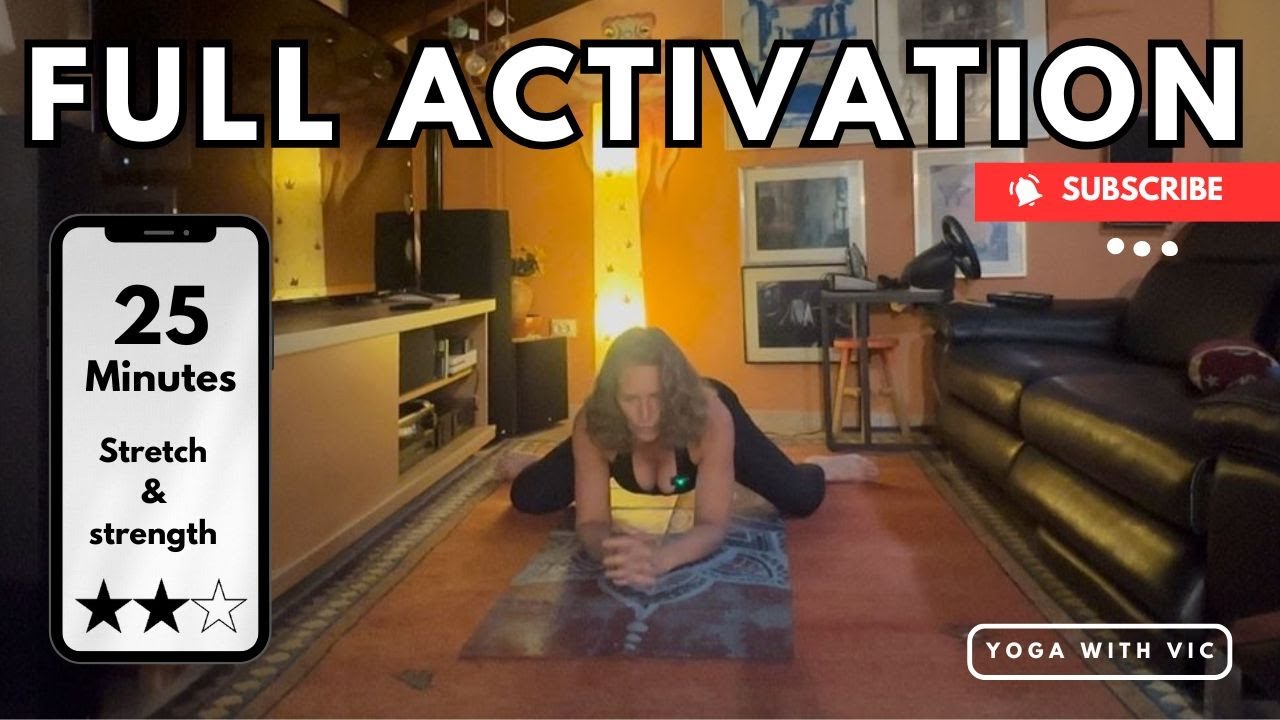 Full activation: a 25-minute, floor-based yoga flow to wake up every part of your body.