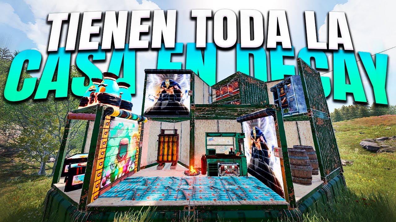 Me ENCUENTRO Todo Esto en una BASE en DECAY - RUST - Gameplay espa&ntilde;ol