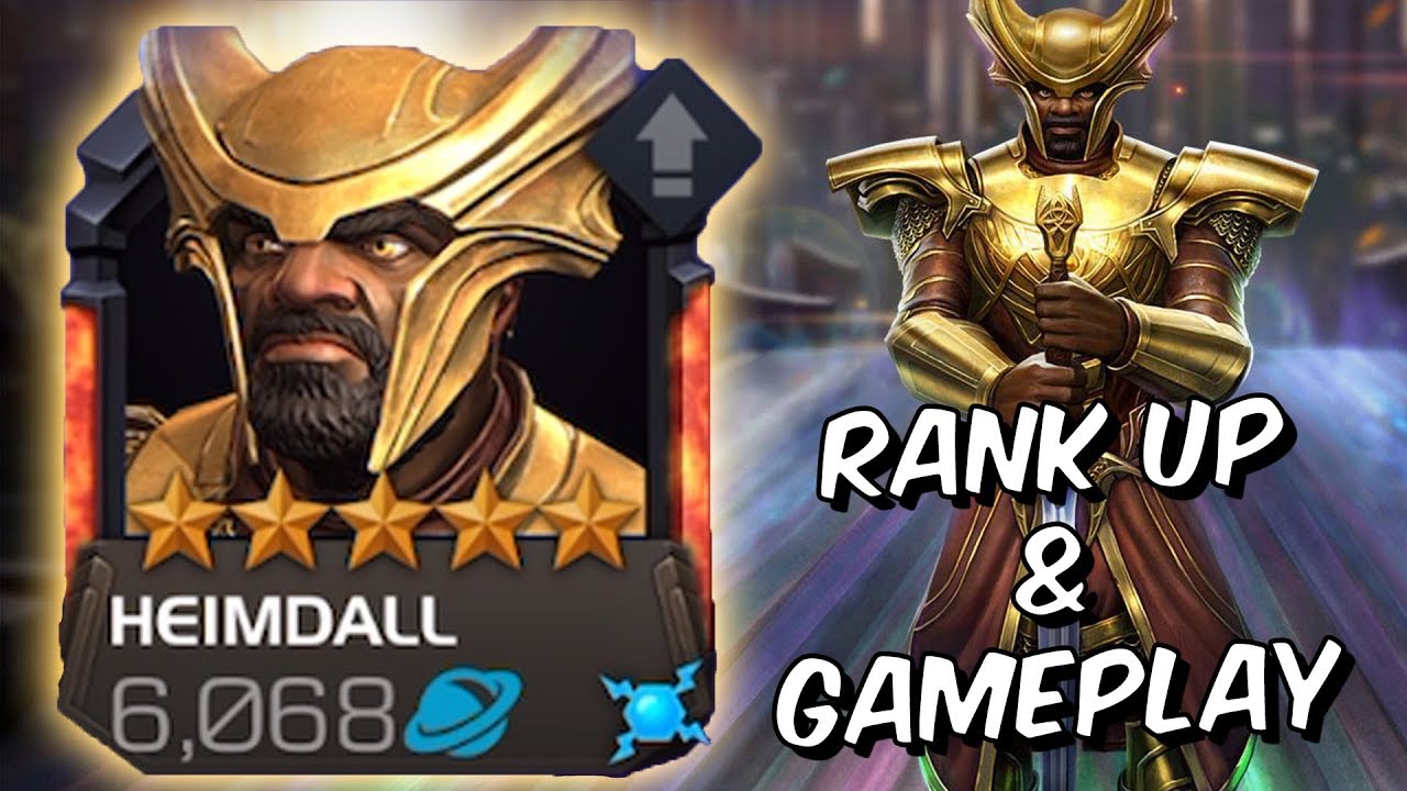 5 Star Heimdall Rank Up & Gameplay - Marvel Contest of Champions