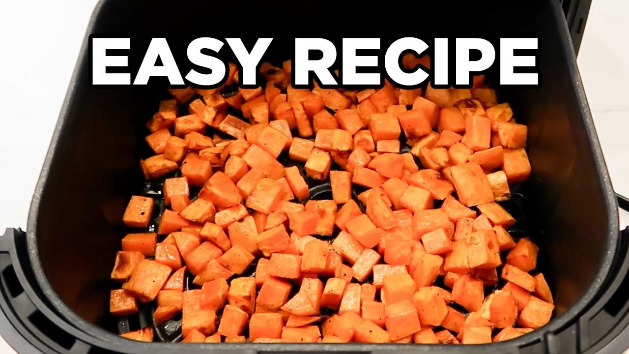 Air Fryer Sweet Potato Cubes with Crispy Edges and Tender Centers