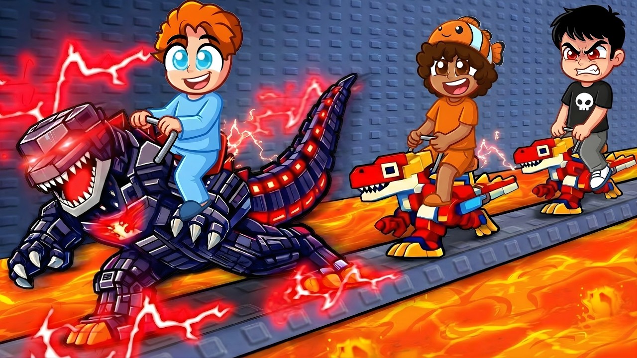 Bebis Perik Blev Mobbad S&aring; Jag Gav Honom STARKASTE DINOSAURIEN I Roblox +1 Speed Escape..
