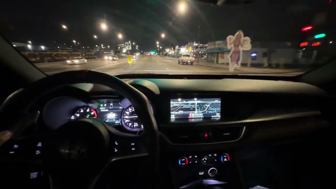 Alfa Romeo Stelvio Night POV: come get tacos with me