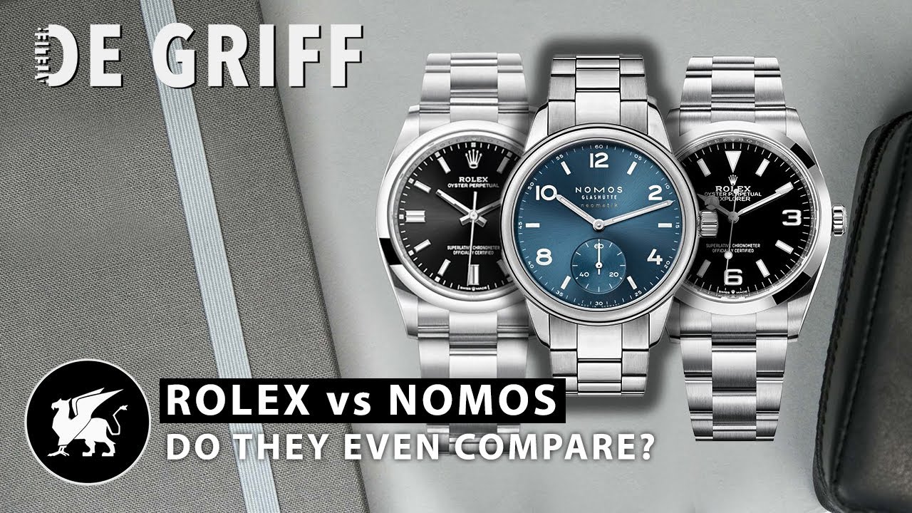 Rolex против NOMOS — коллекция One Watch — NOMOS Club Sport 37 мм против Rolex Explorer и Oyster ...