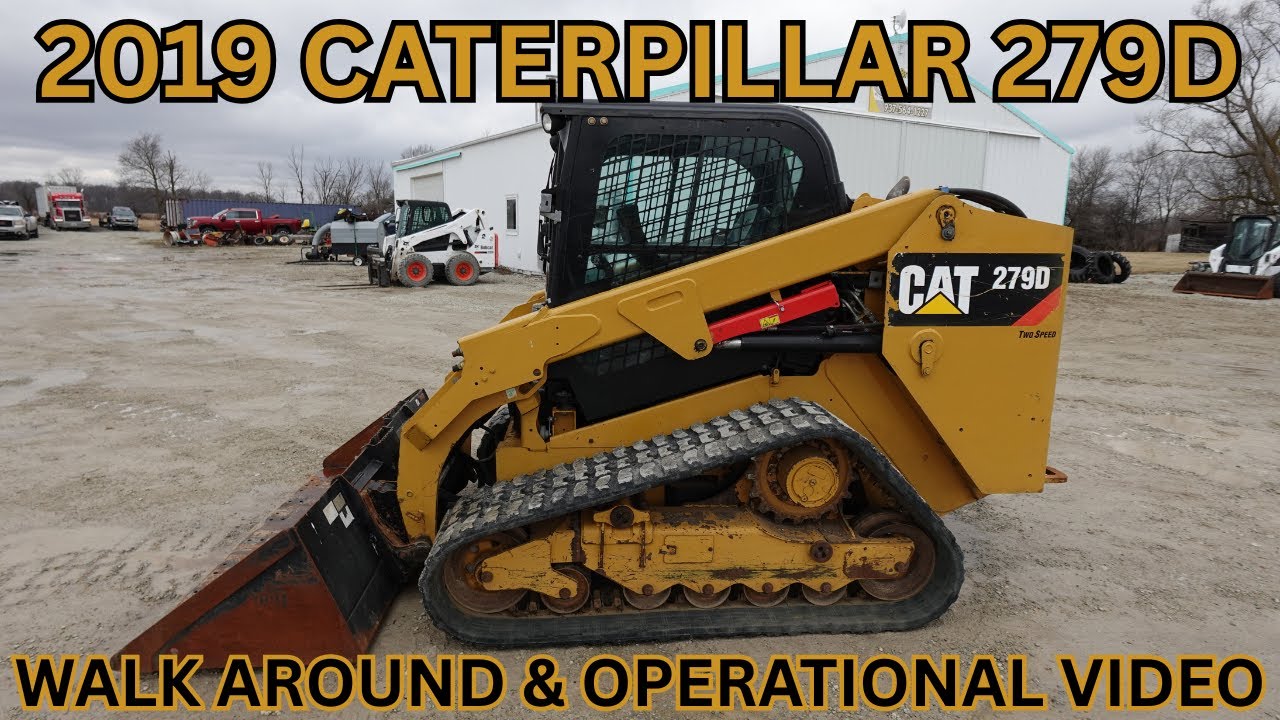 2019 Caterpillar 279D Skid Steer Walk Around & Operational Video     $29,900