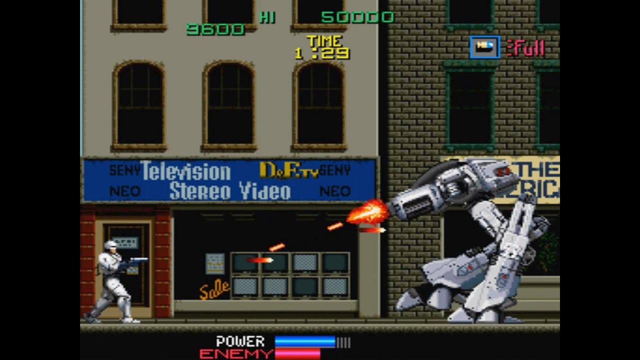 Robocop (1988) Arcade Gameplay