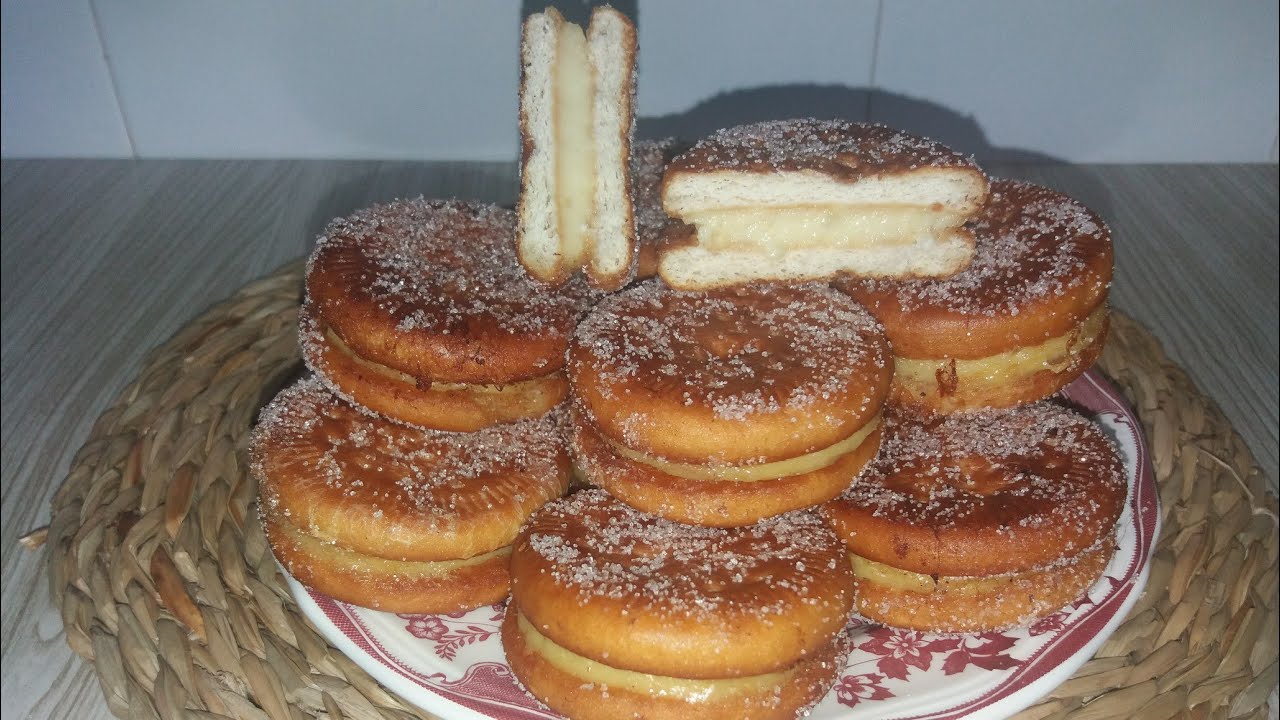 GALLETAS RELLENAS FRITAS 🥛CON mi toque de ANÍS