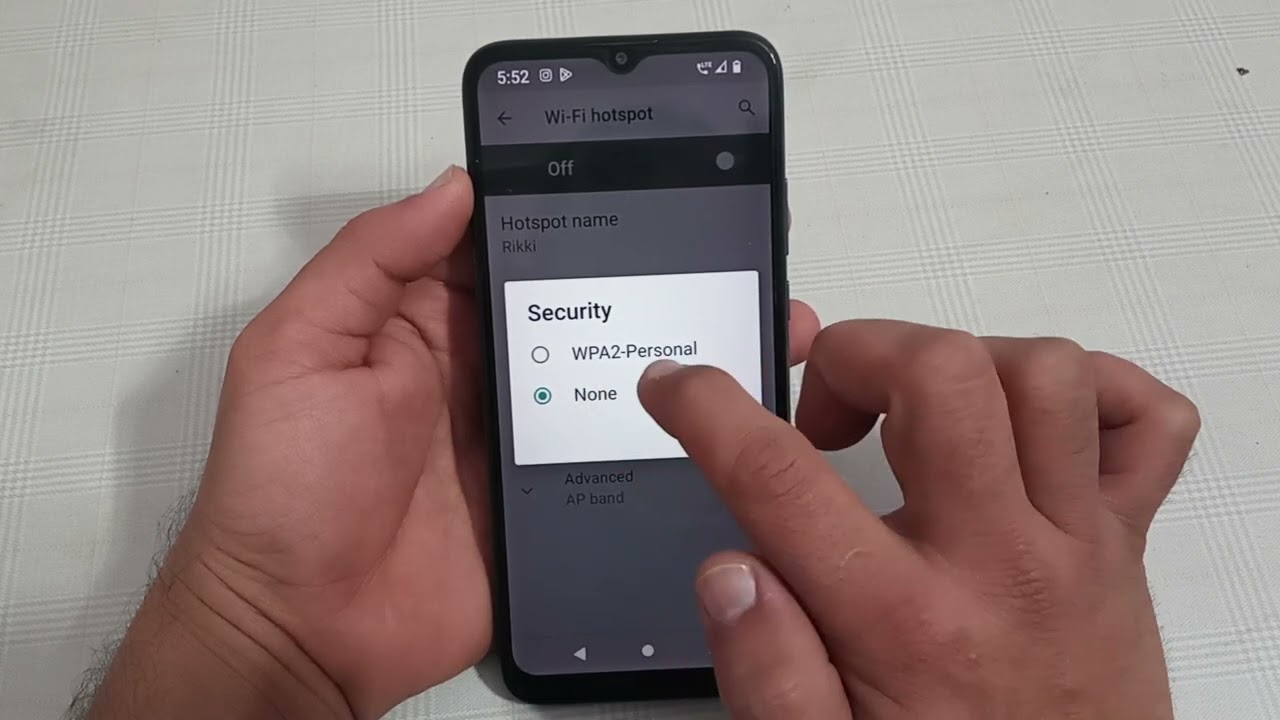 hotspot security setting Lava blaze, how to enable hotspot security in Lava blaze