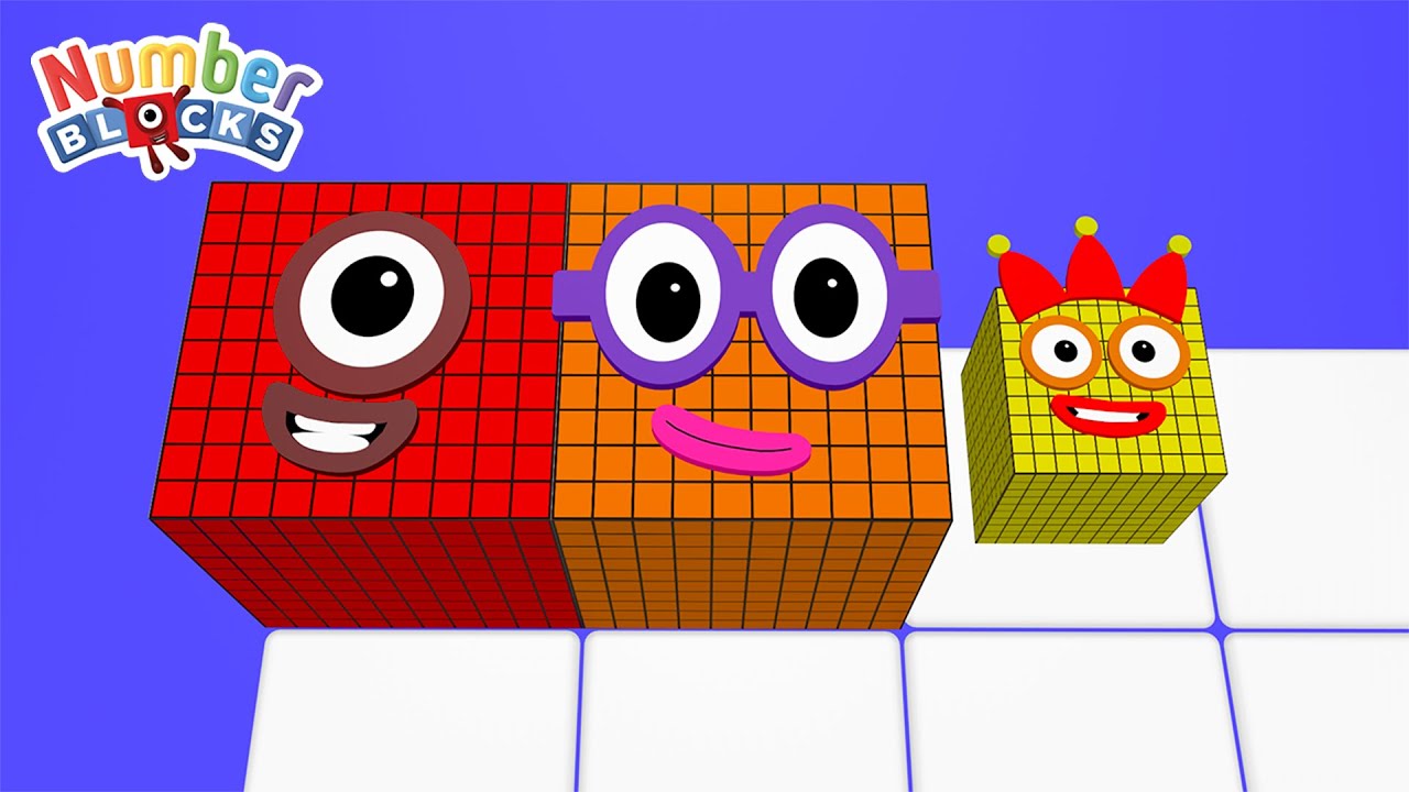 Smart Learning Fun! Numberblocks Step Squad Challenge Count Big Numbers to 100,000