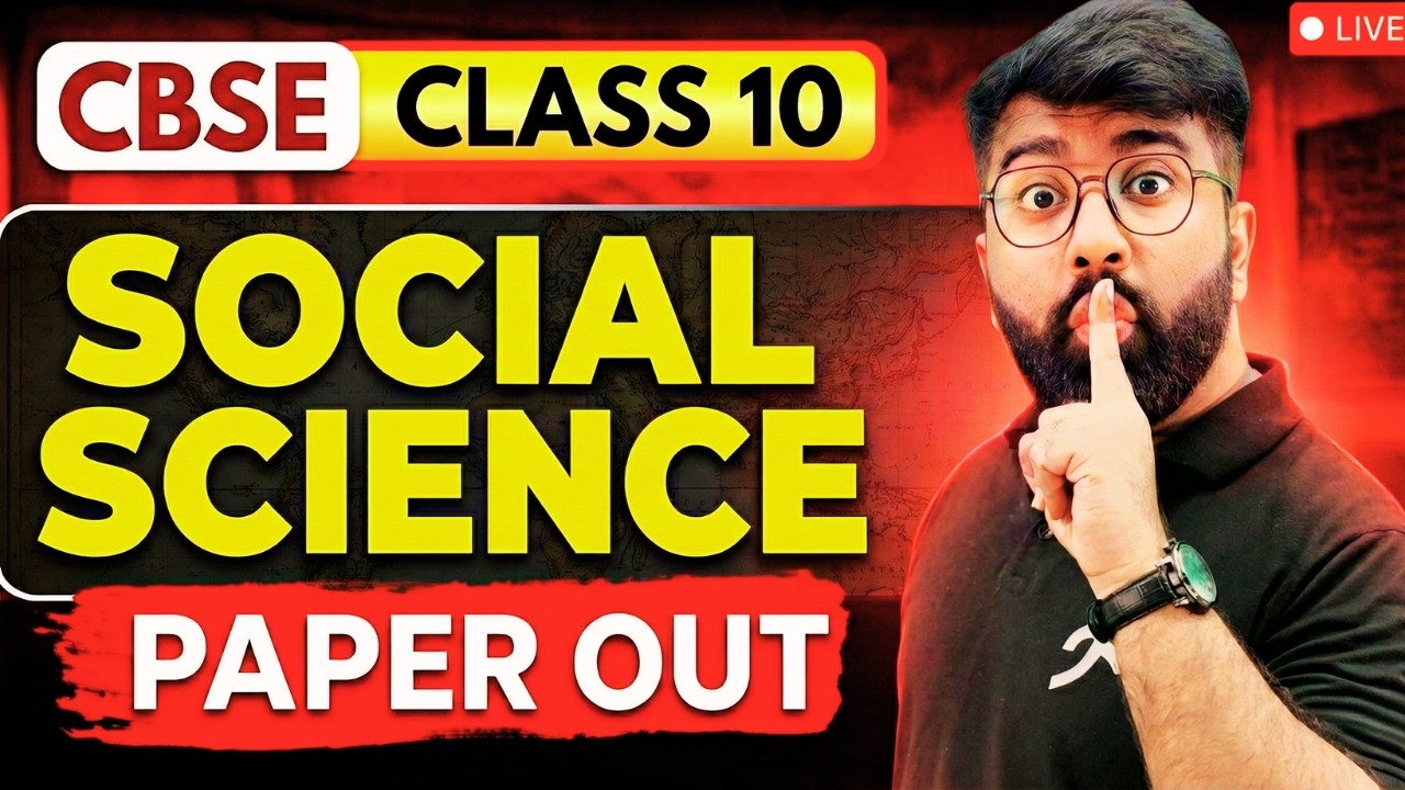 Class 10 SST Complete Social Science | Sample Paper Solution by Gautam Sir🎯| CBSE Board 2026