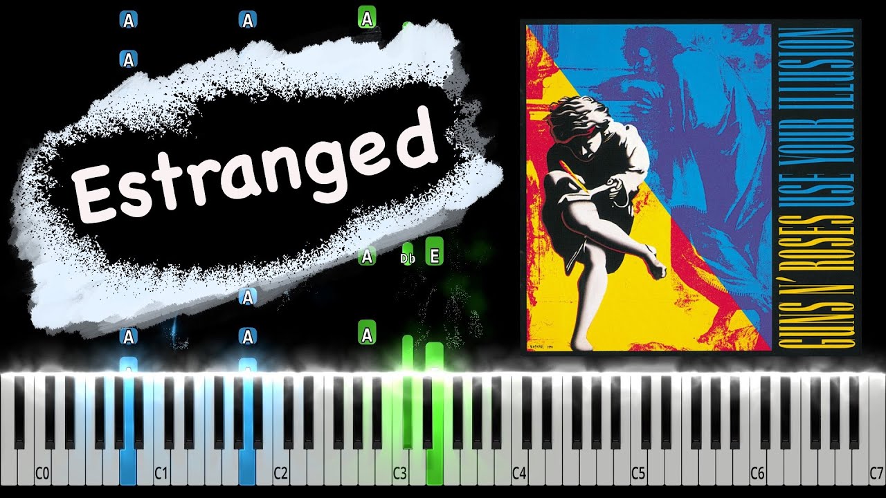 Guns N' Roses - Estranged Piano Tutorial