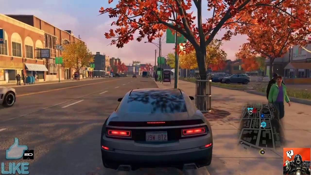 Dando la vuelta en watch dogs