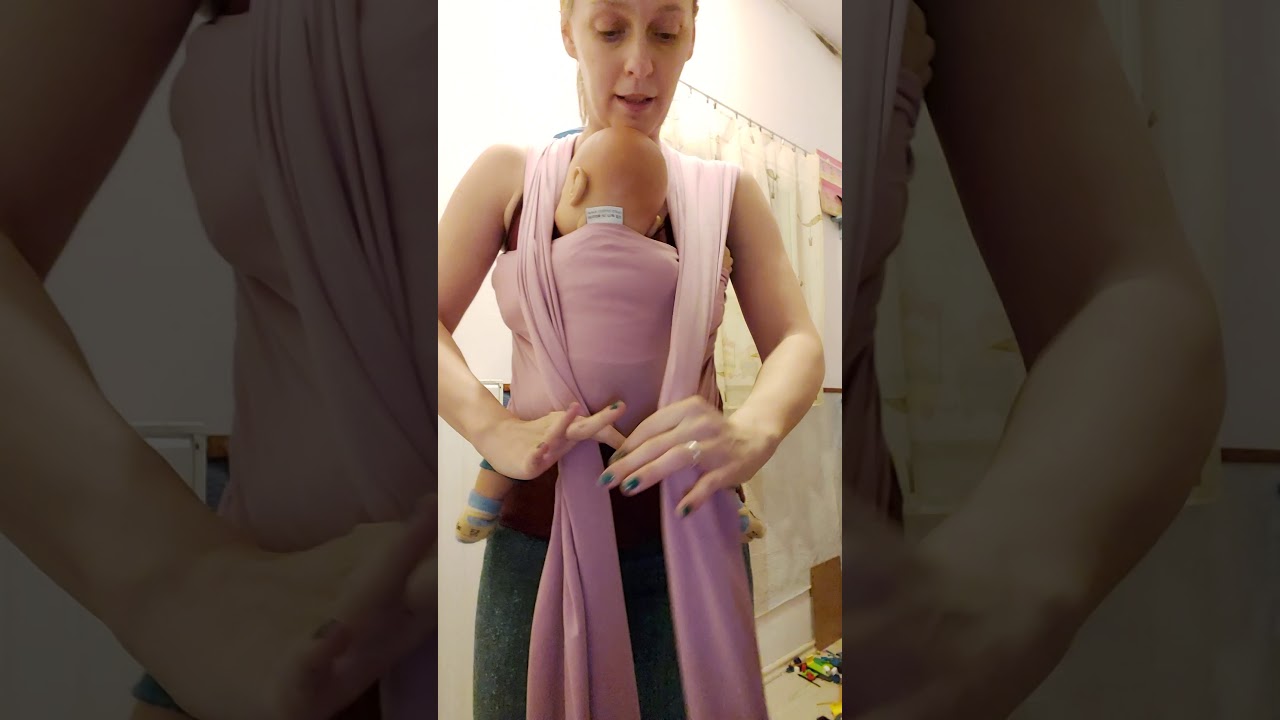 Dumálós babahordozás ! rugalmas kendő használati útmutató Liliputi rugalmas megkötése