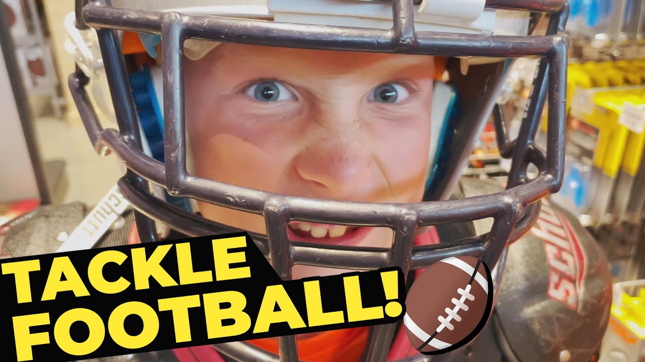 9 year old starts tackle football!