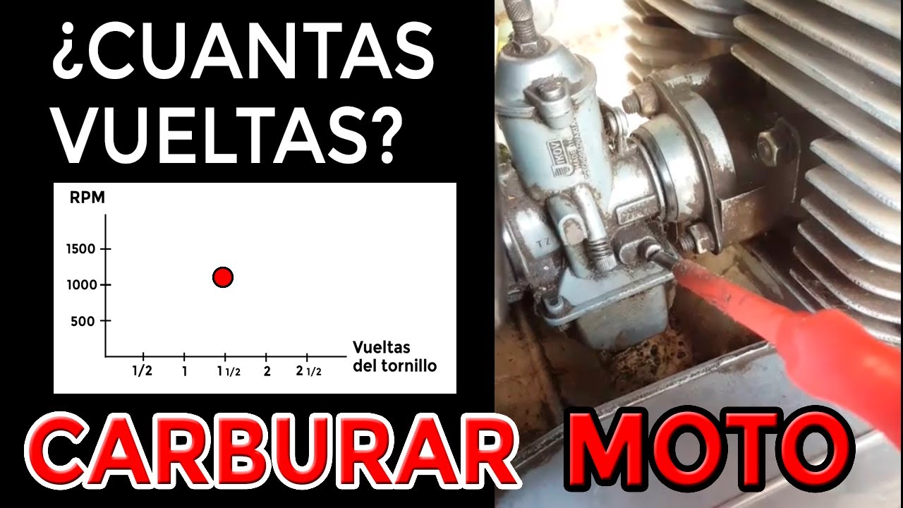 C&oacute;mo REGULAR carburador de MOTO