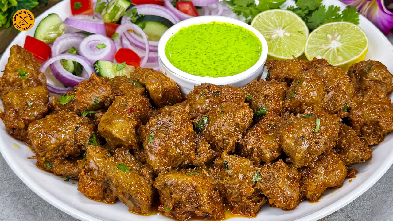 Masala Boti Kabab Recipe | Chatkhara Fry Boti | Eid Special Recipe
