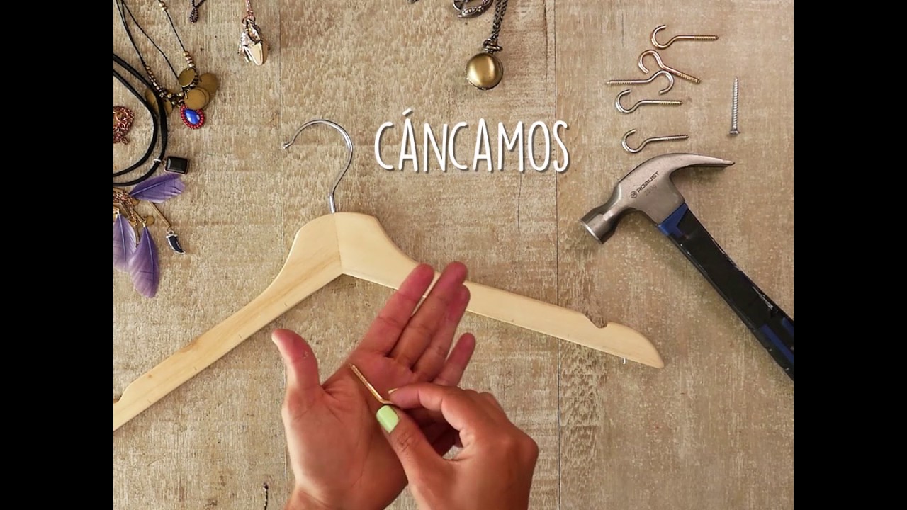 Mira esta idea f&aacute;cil y pr&aacute;ctica para guardar tus collares.