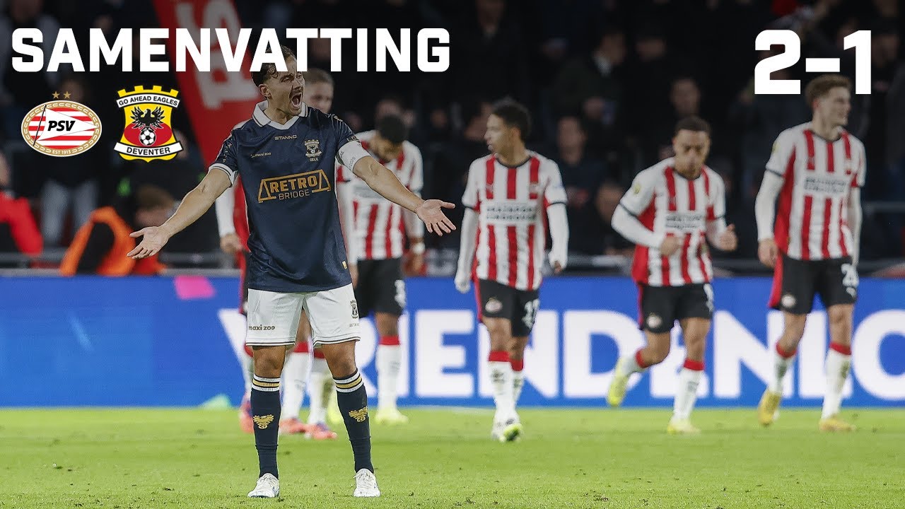 😞 Onderuit in Eindhoven | Samenvatting PSV - Go Ahead Eagles