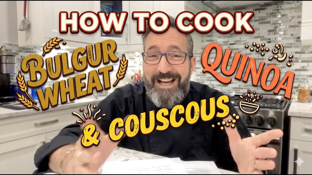 How to Cook Bulgur Wheat, Quinoa, & Couscous