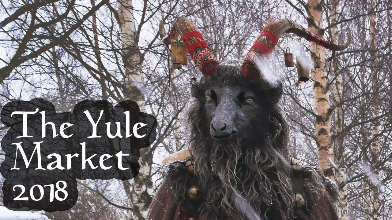 The Yule Goat visits another Yule Market - 2018 Julbocken Julmarknad Nordanå