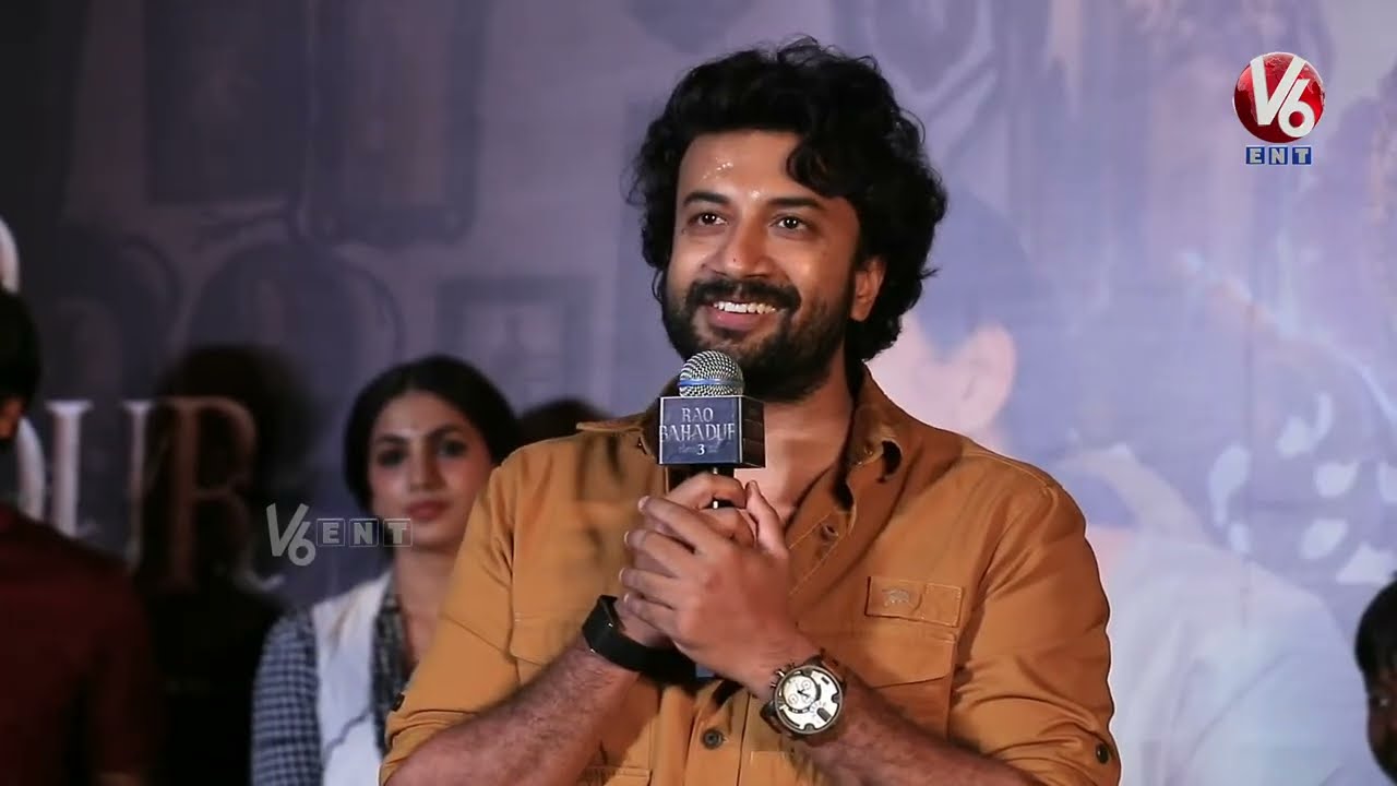 Hero Satyadev Superb Speech | Rao Bahadur Movie Teaser Launch Event | V6ENT