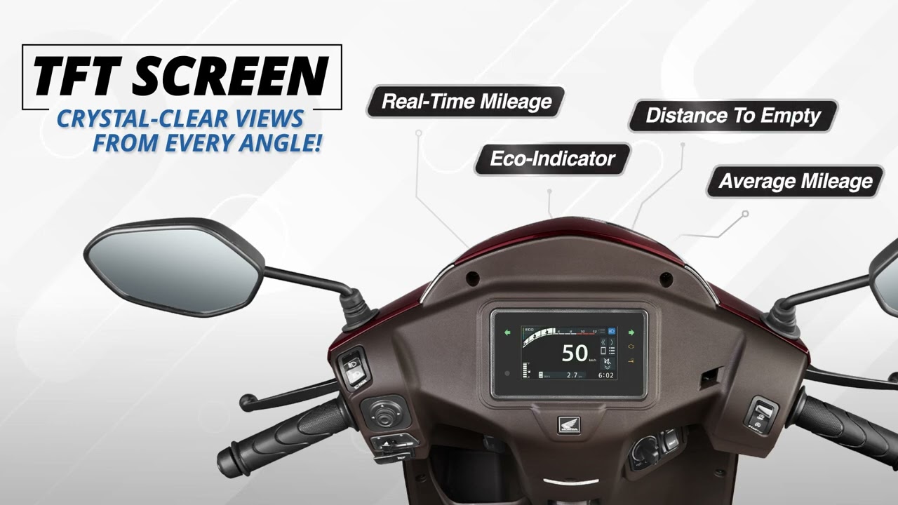 Honda Activa: TFT Screen, RoadSync and Smart Key