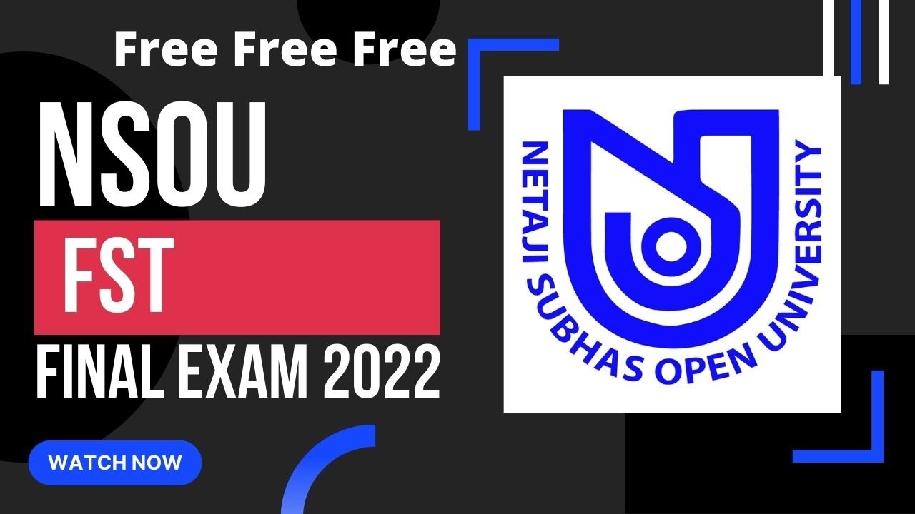 NSOU BDP FST Final Exam Answer 2022    FST Exam Answer 2022    FST MCQ Answer For Exam