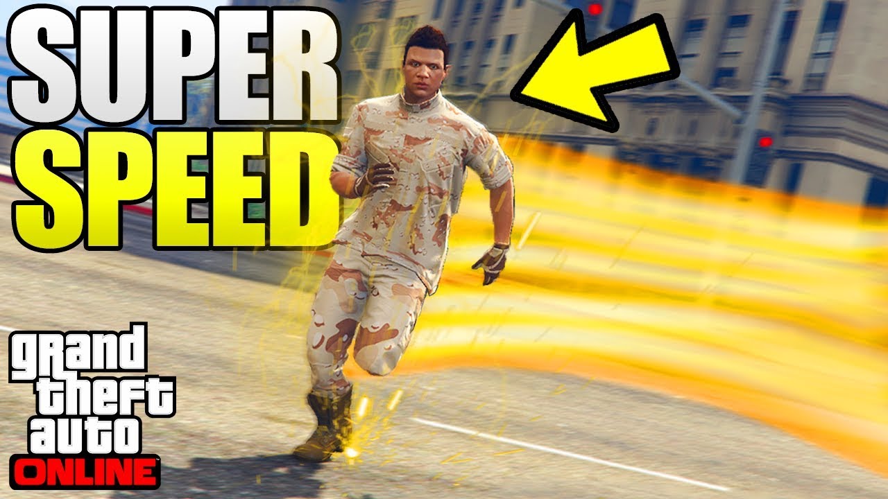 GTA 5 Online - 3 NEW GLITCHES & TRICKS! (Super Speed Glitch, Juggernaut Suit Glitch & Launch Glitch)