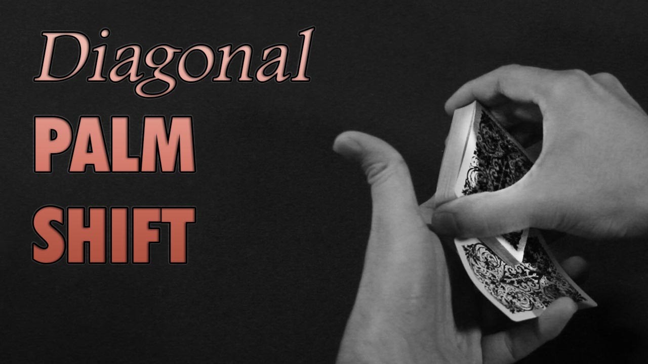How to palm a card and control it - Diagonal Palm Shift (Remake)