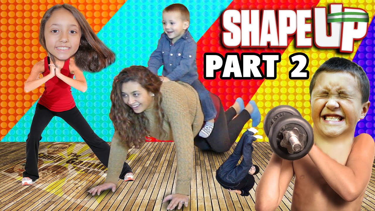 Shape Up пт. 2! Мама работает! FGTEEV Фитнес вызов Fun! (Xbox One Face Cam геймплей)