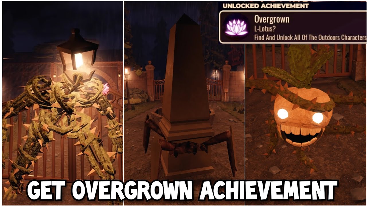 Get Overgrown Achievement In Doors The Outdoors RP