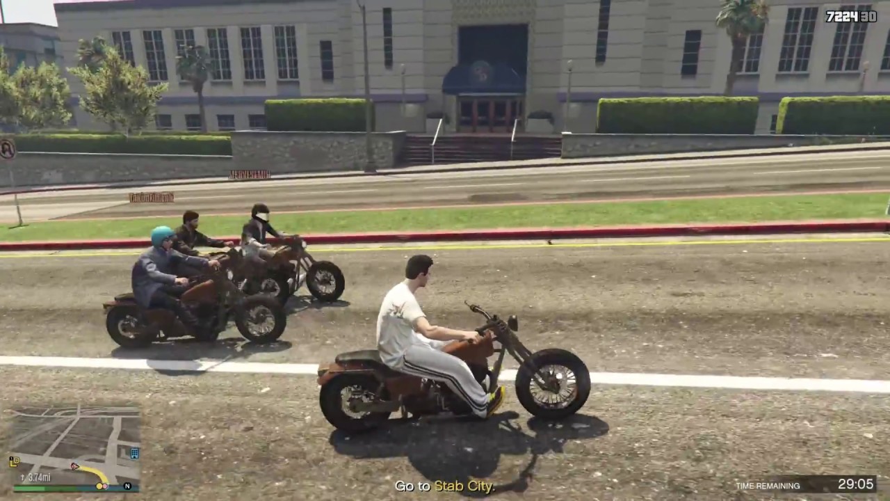 Parasızlar Motor Çetesi Paralılara Saldırırsa - GTA 5 Online