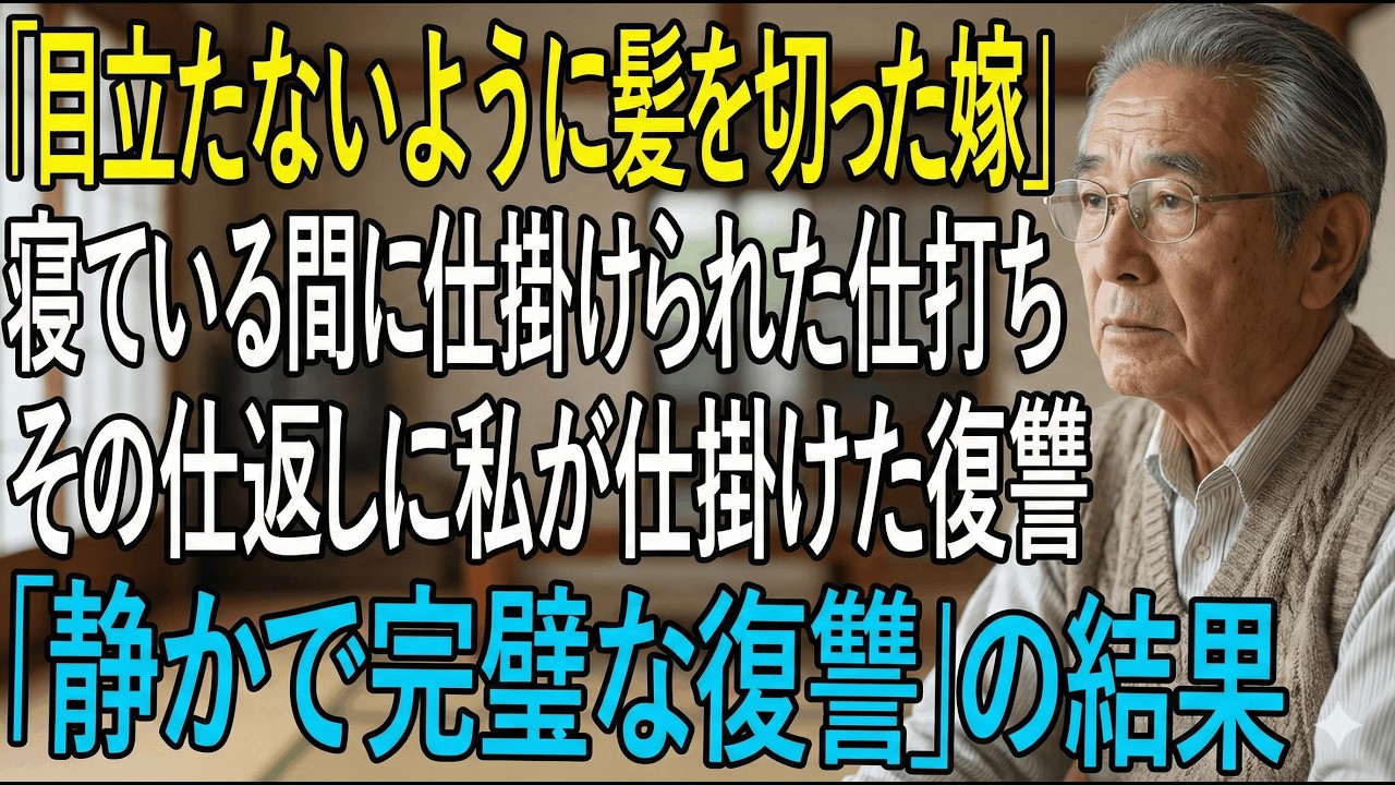 義姉の結婚式で髪を切られた私。嫁への静かで完璧な復讐