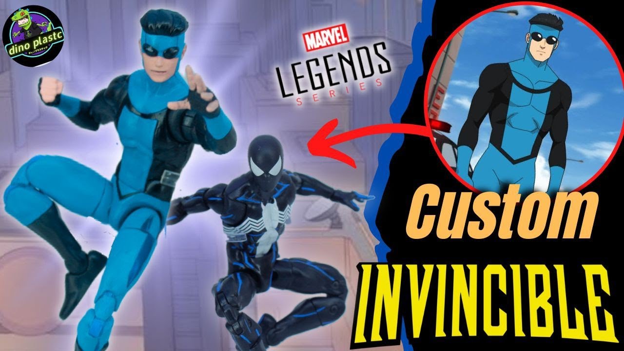 Custom invencible traje azul 💙💙💙!!!!! #invencibles #marvellegends