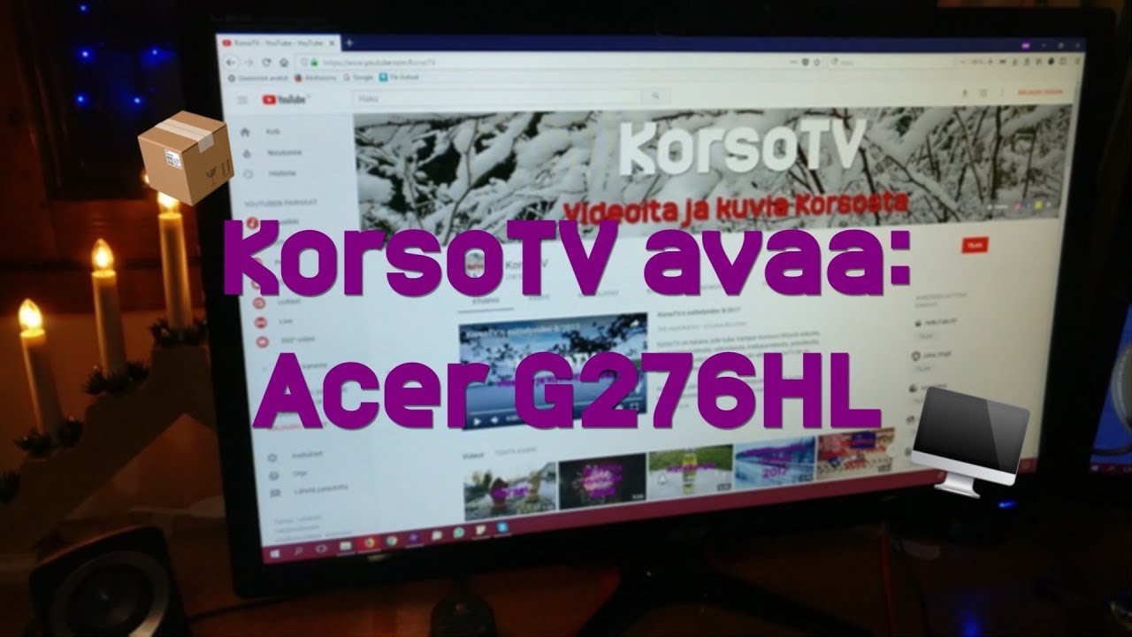 KorsoTV avaa: Acer G276HL -näyttö