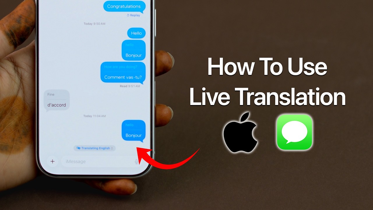 Как использовать функцию перевода в реальном времени в сообщениях на iPhone?