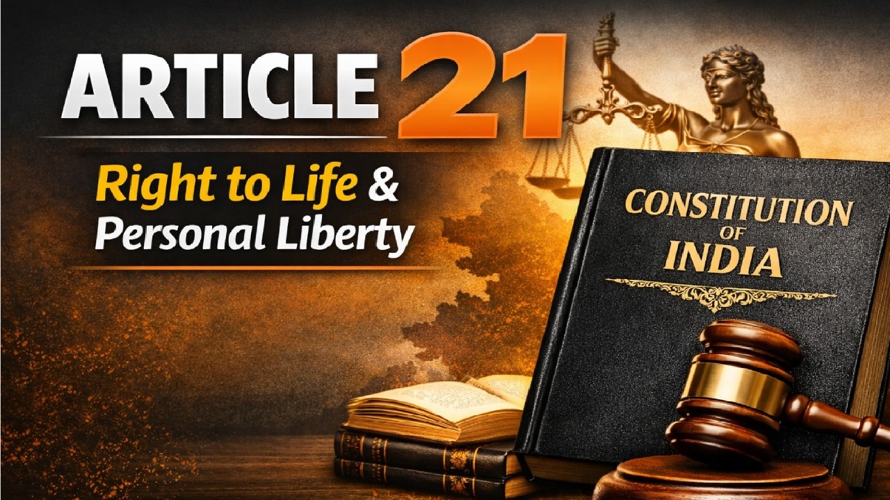 Article 21 Simplified | Important for Judiciary, APO, UPSC & Law Exams