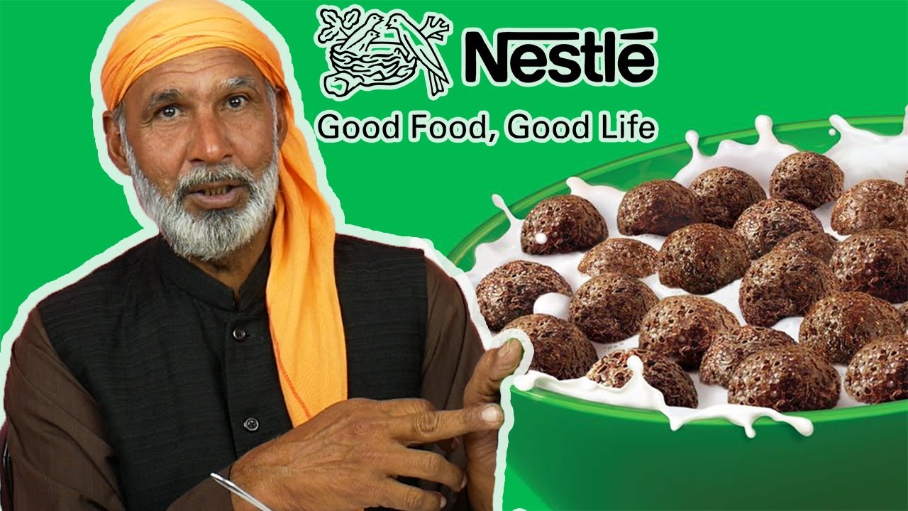 Tribal People Try Nestle Chocolate Cereal for the first time