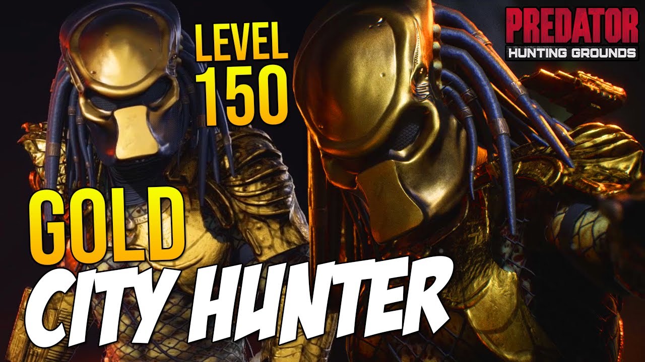 Predator Hunting Grounds LEVEL 150 GOLD CITY HUNTER PREDATOR GAMEPLAY! 
