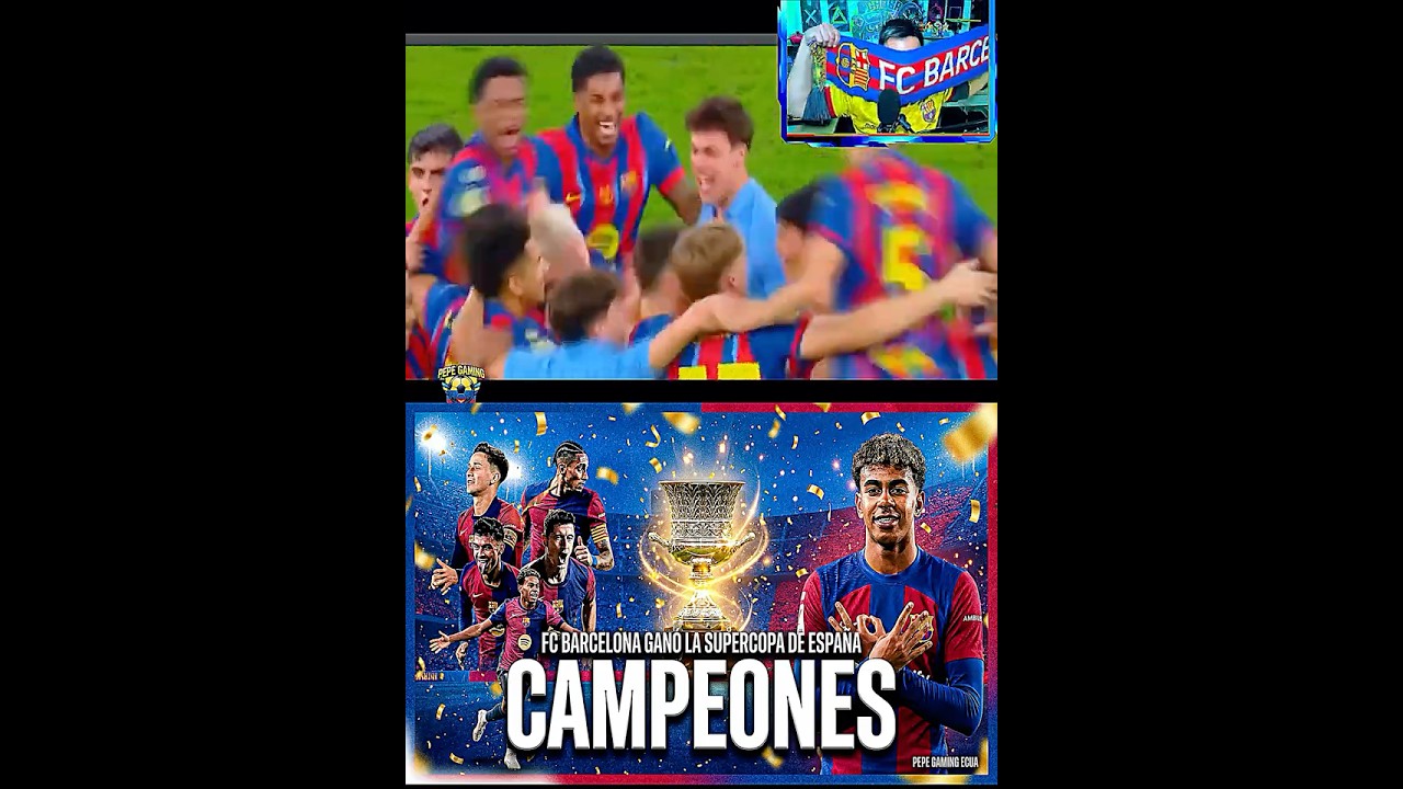 CAMPEONES! FC BARCELONA BI CAMPEÓN DE LA SÚPER COPA DE ESPAÑA