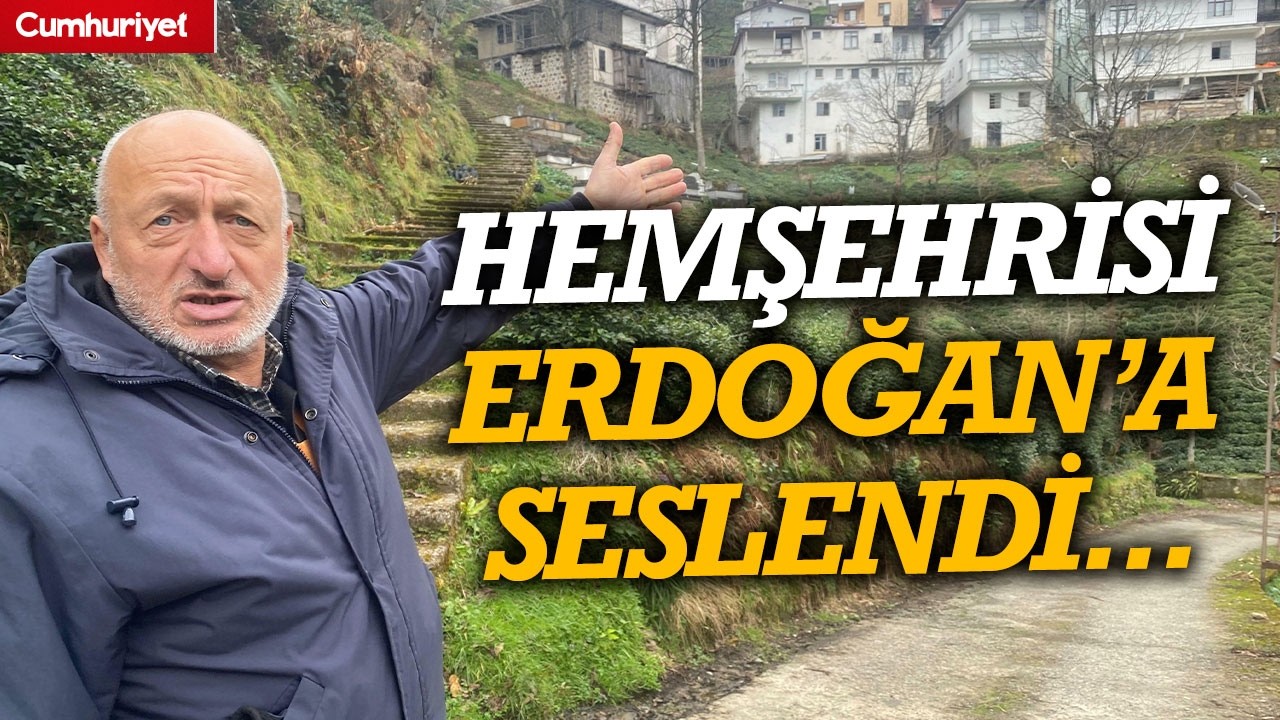 Hemşehrisi Cumhurbaşkanı Erdoğan'a seslendi: Milletvekili 80 metrelik bir yolu açamıyorsa...