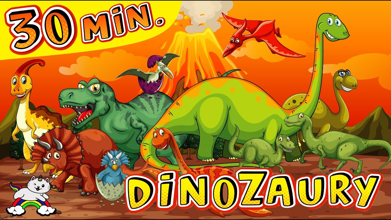 Dinozaury dla dzieci/ Poznajemy dinozaury/ Fakty o dinozaurach/ MARATON DINOZAURY Tęczowa Nauka